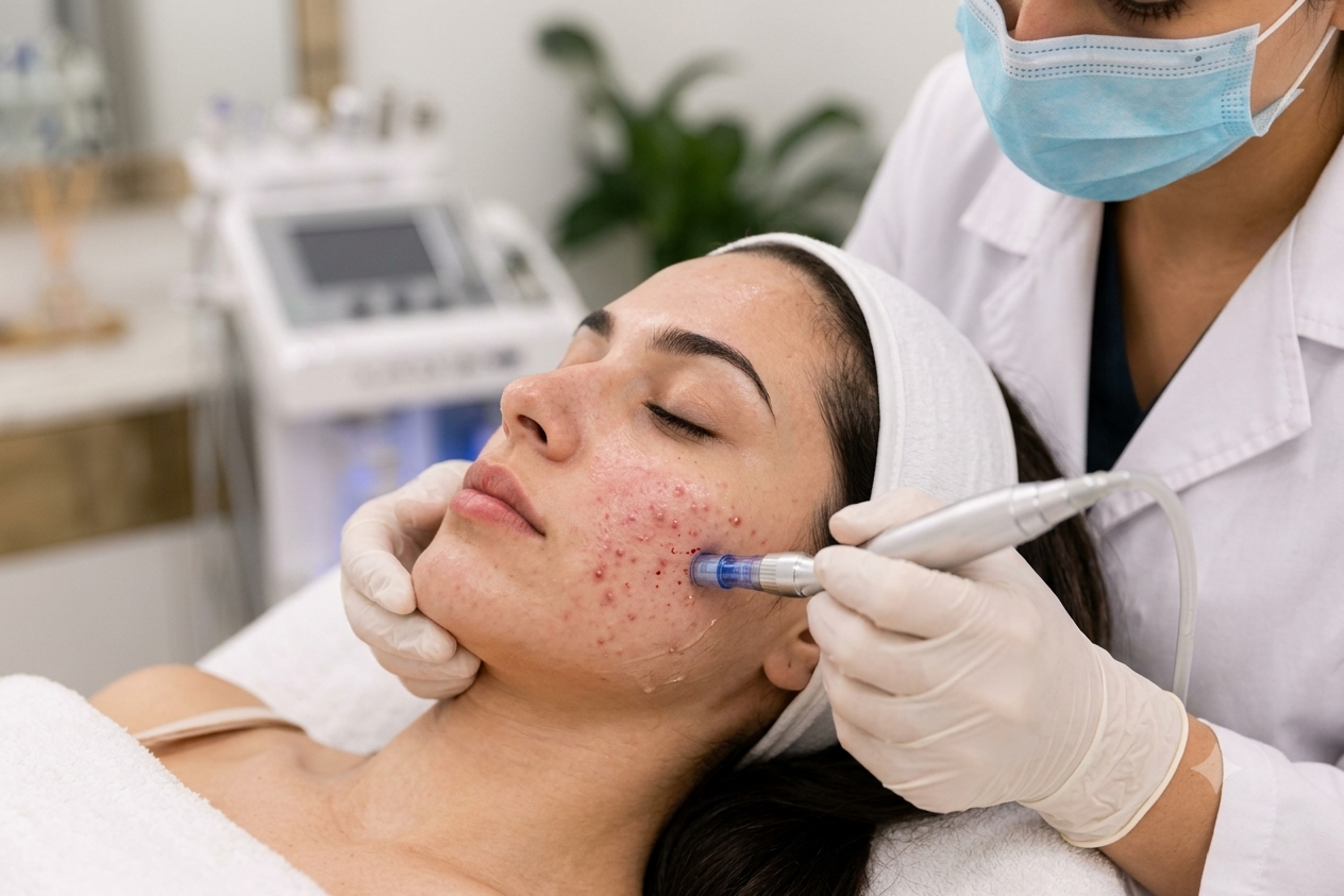 Skincare routine and facial skin care